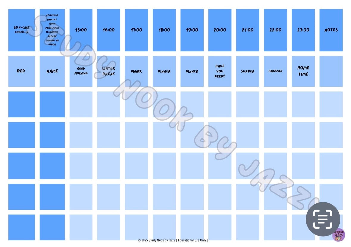 Nursing Shift Planner – AM, PM & ND Editions